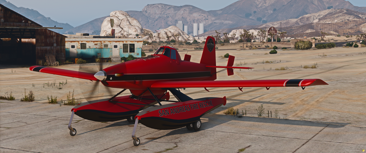 FIREFIGHTING AIR TRACTOR – Chief Bloodshot Modifications