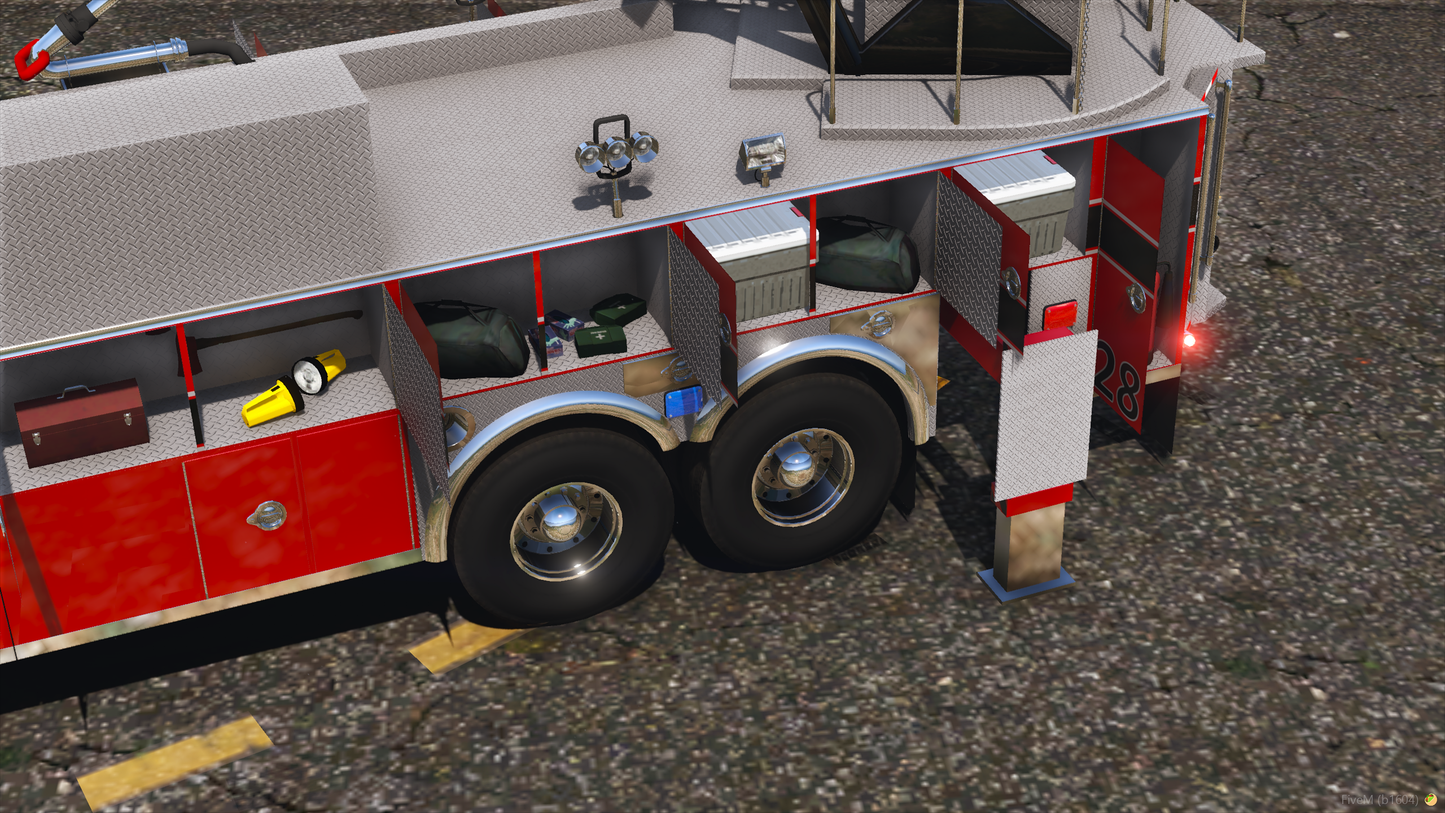 MARAUDER FORCE REAR MOUNT LADDER TRUCK