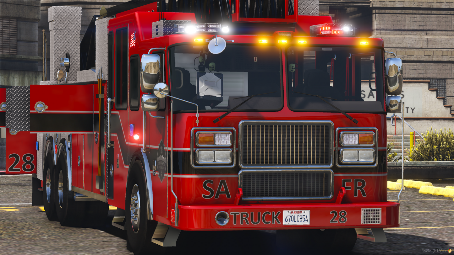 MARAUDER FORCE REAR MOUNT LADDER TRUCK