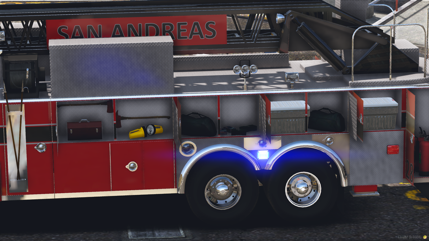 MARAUDER FORCE REAR MOUNT LADDER TRUCK